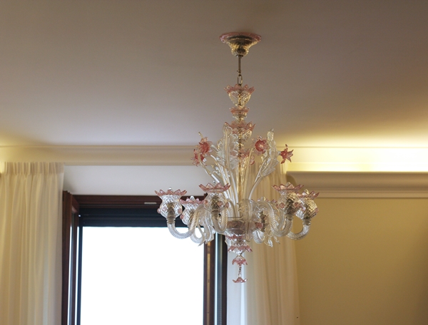 Chandelier installed in the convent Mater Ecclesiae